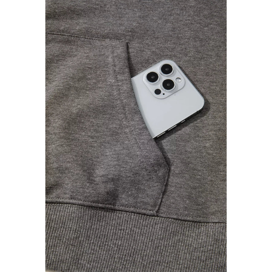 Halloween Ghost Print Mineral Wash Oversize Hoodie Apparel and Accessories