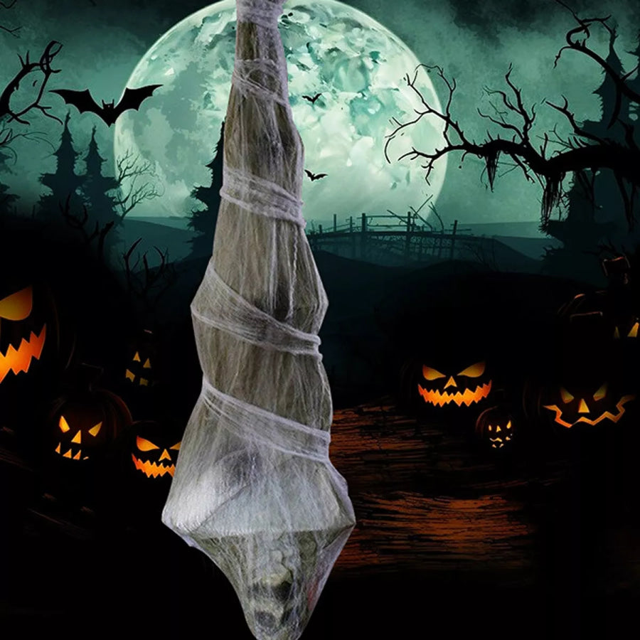 Halloween Hanging Upside Down Mummy Sage / One Size Apparel and Accessories