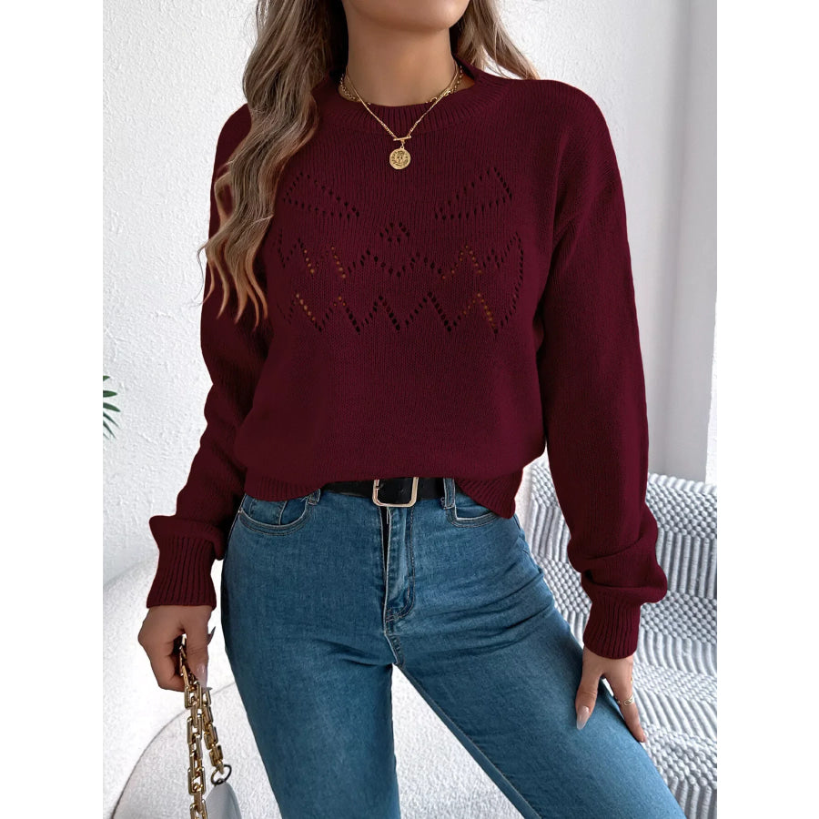Halloween Pumpkin Face Knit Top Apparel and Accessories