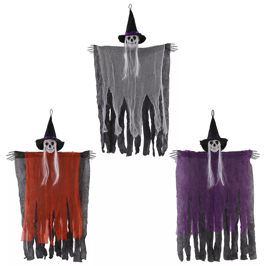 Halloween Skeleton Hanging Ghost Decorative Ornament Apparel and Accessories
