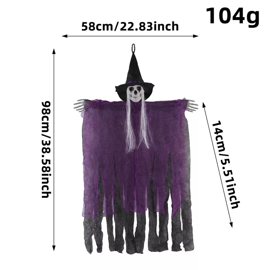 Halloween Skeleton Hanging Ghost Decorative Ornament Apparel and Accessories
