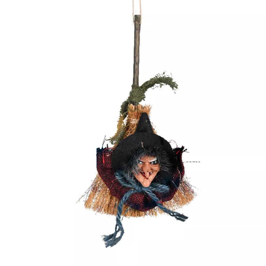 Halloween Witch Broomstick Set Black / One Size Apparel and Accessories