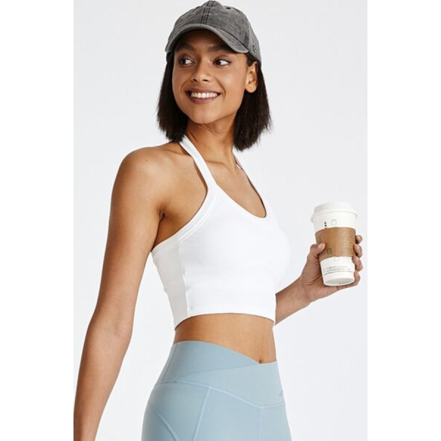 Halter Neck Active Cami Clothing