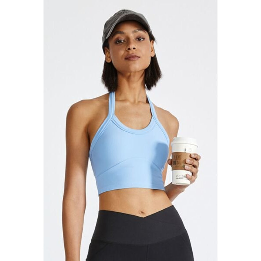 Halter Neck Active Cami Clothing