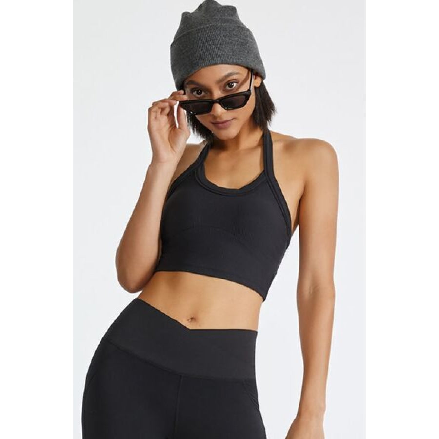 Halter Neck Active Cami Clothing