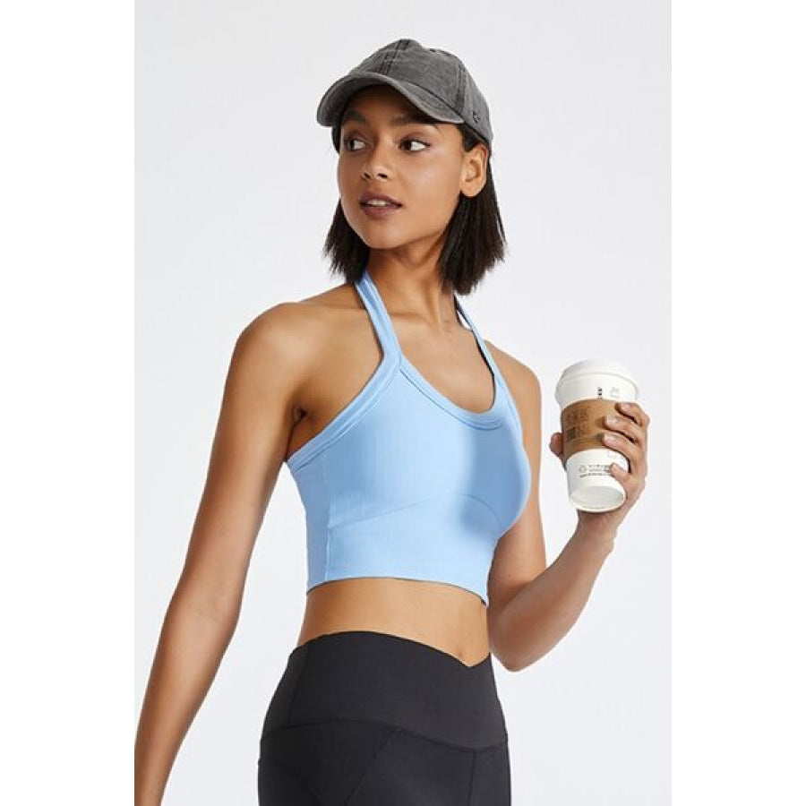 Halter Neck Active Cami Clothing