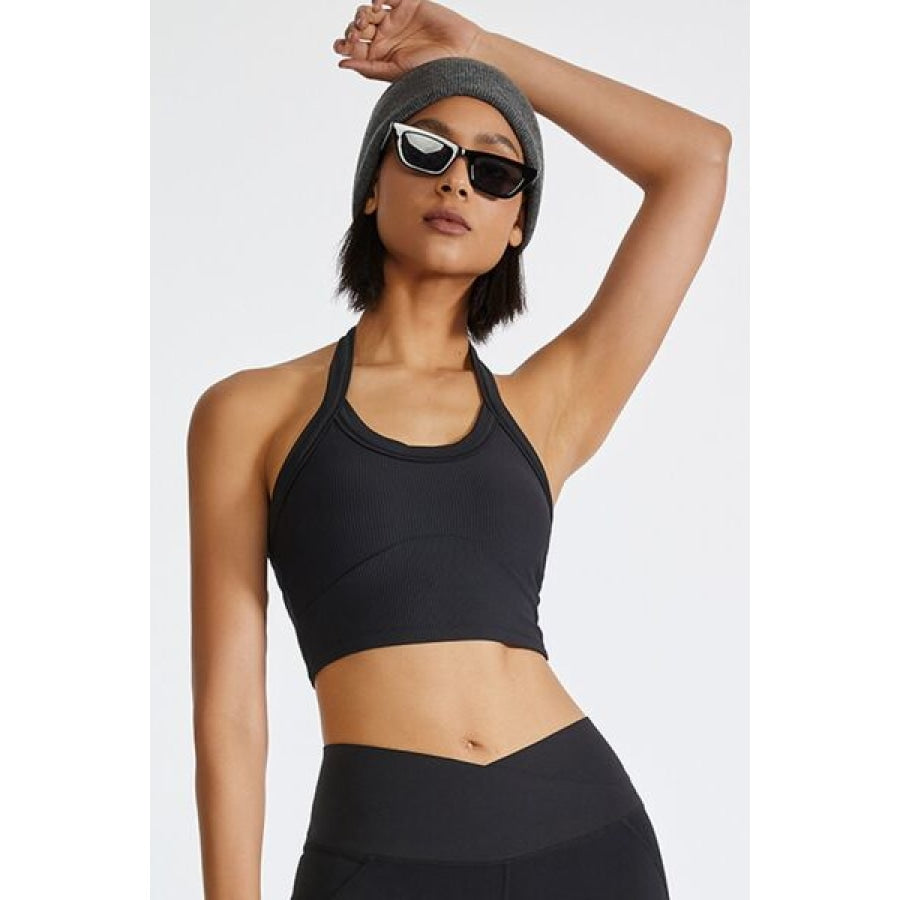 Halter Neck Active Cami Clothing