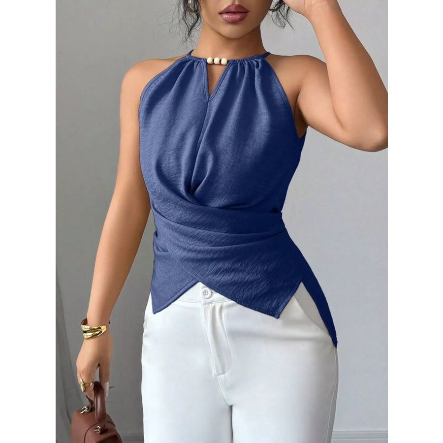 Halter Neck Crisscross Cami Apparel and Accessories