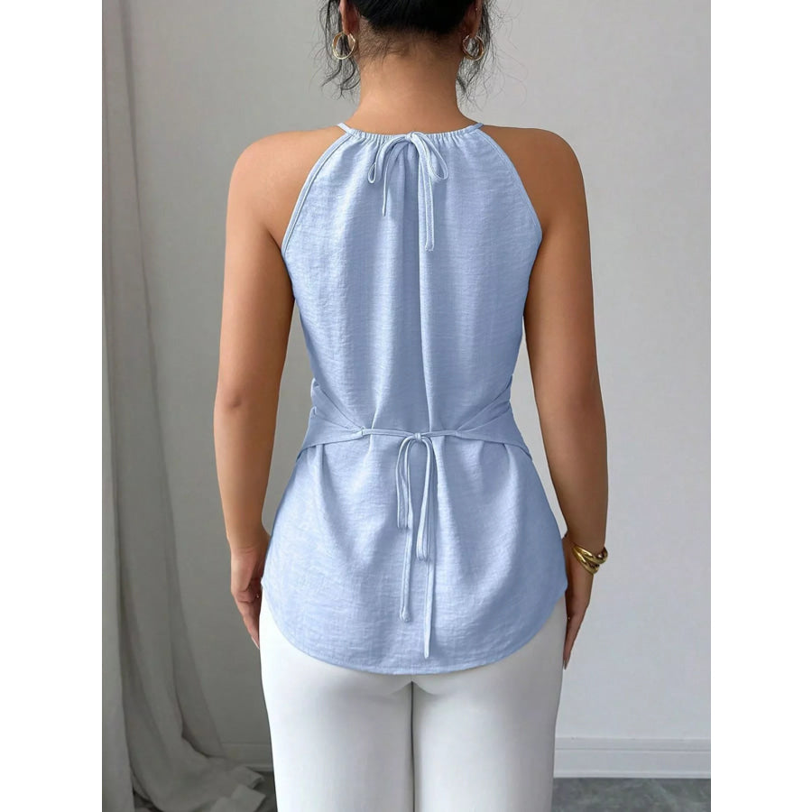 Halter Neck Crisscross Cami Apparel and Accessories