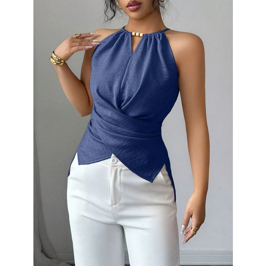 Halter Neck Crisscross Cami Apparel and Accessories