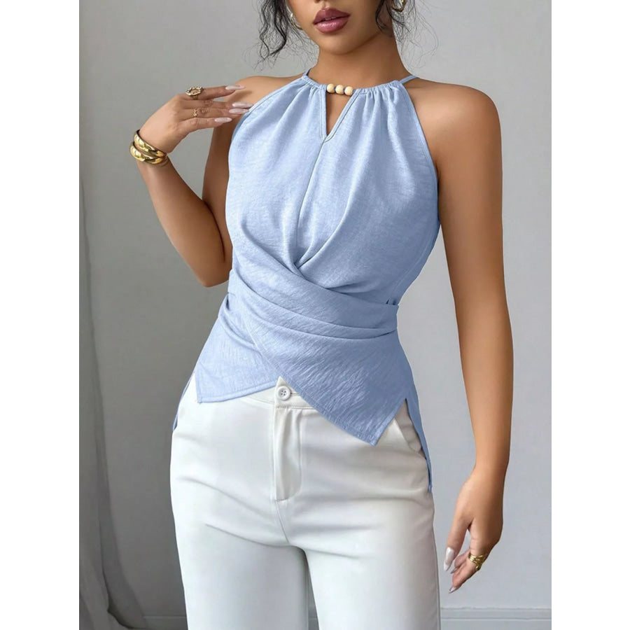 Halter Neck Crisscross Cami Apparel and Accessories