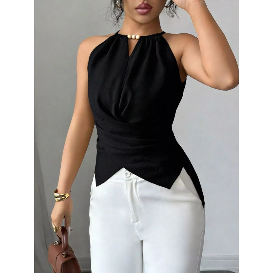Halter Neck Crisscross Cami Apparel and Accessories