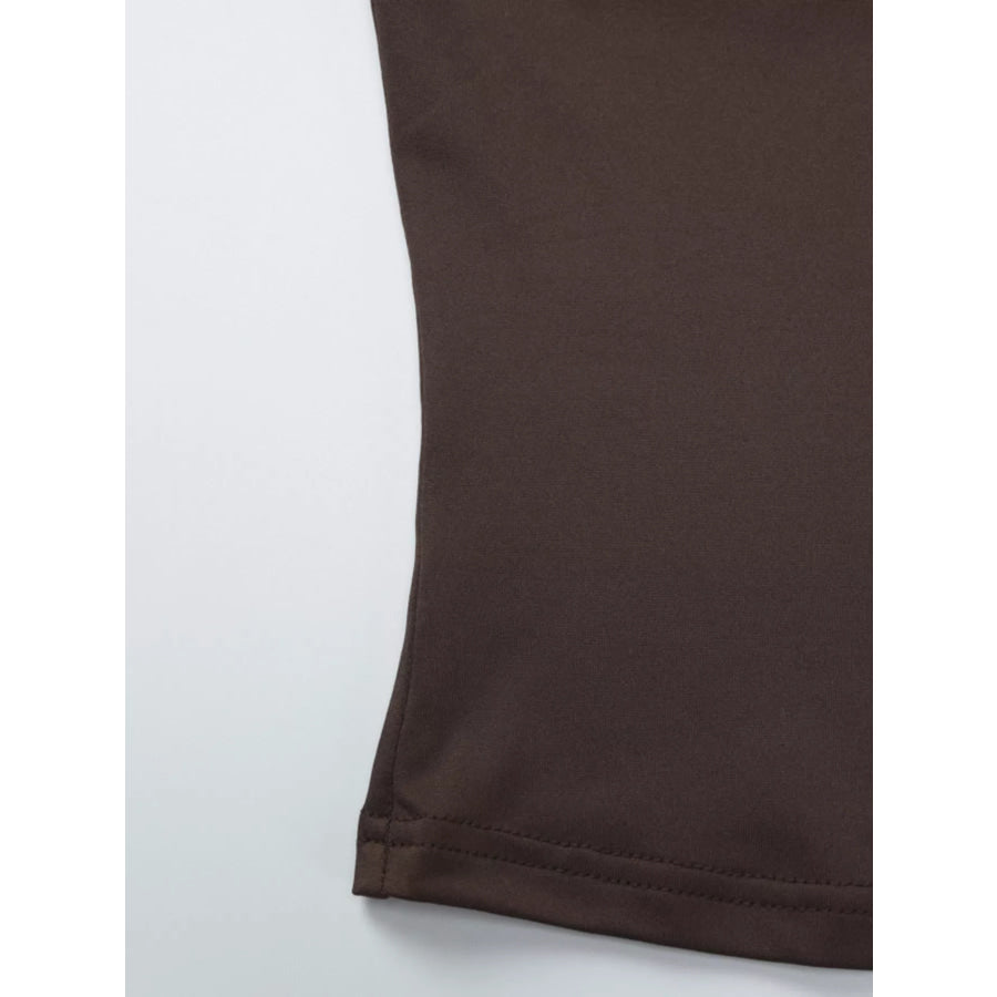 Halter Neck Crop Top and Pants Set Apparel and Accessories