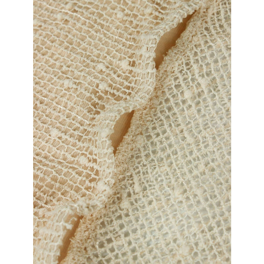 Halter Neck Knitted Cover-Up Dress Apparel and Accessories