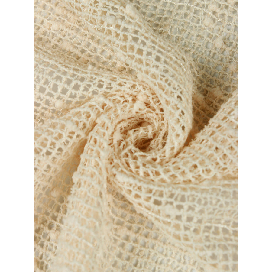 Halter Neck Knitted Cover-Up Dress Apparel and Accessories