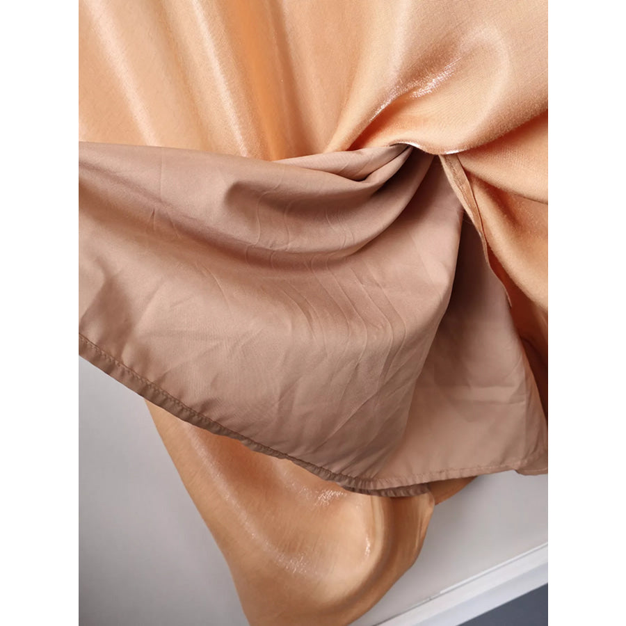 Halter Neck Maxi Dress with O-Ring Detail Apparel and Accessories