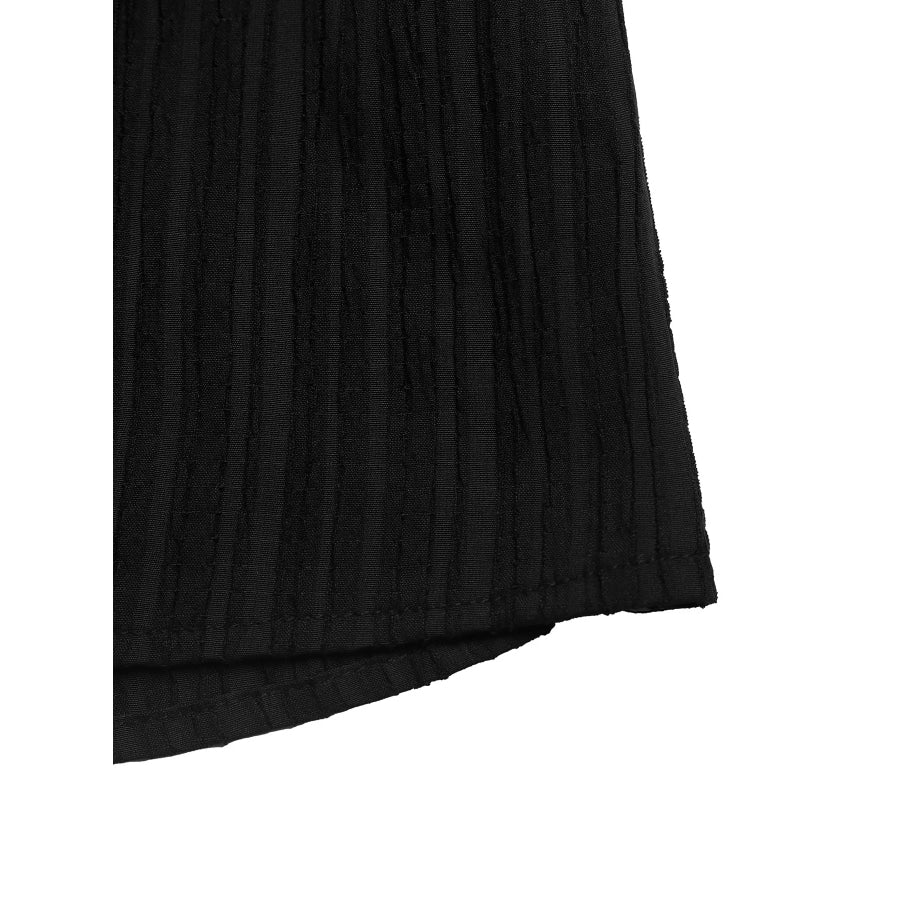 Halter Neck Pleated Maxi Dress Apparel and Accessories