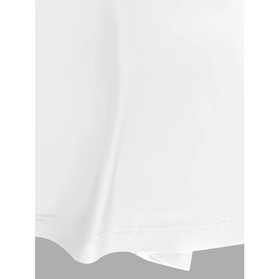 Halter Neck Ruffle Hem Mini Dress Apparel and Accessories