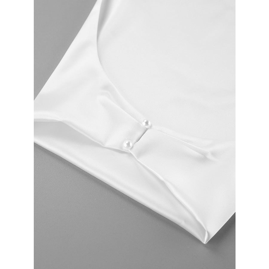 Halter Neck Satin Cami Apparel and Accessories