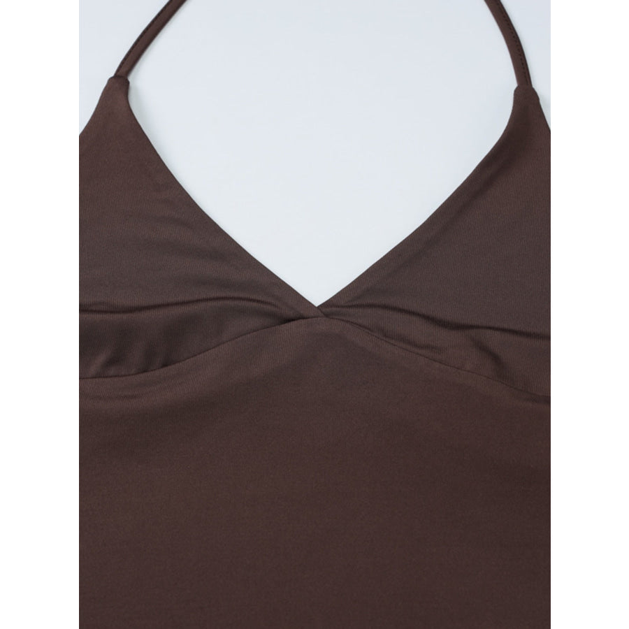 Halter Neck Slim Fit Cami Apparel and Accessories