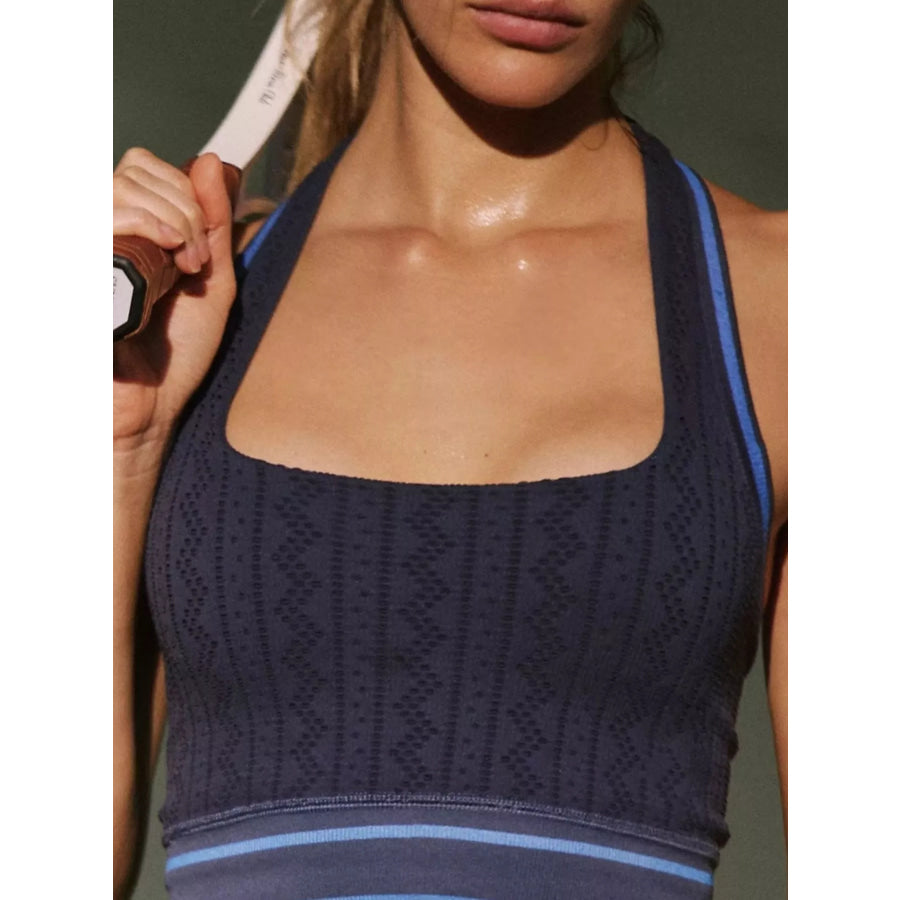Halter Neck Tank and Skirt Tennis Active Set Apparel and Accessories