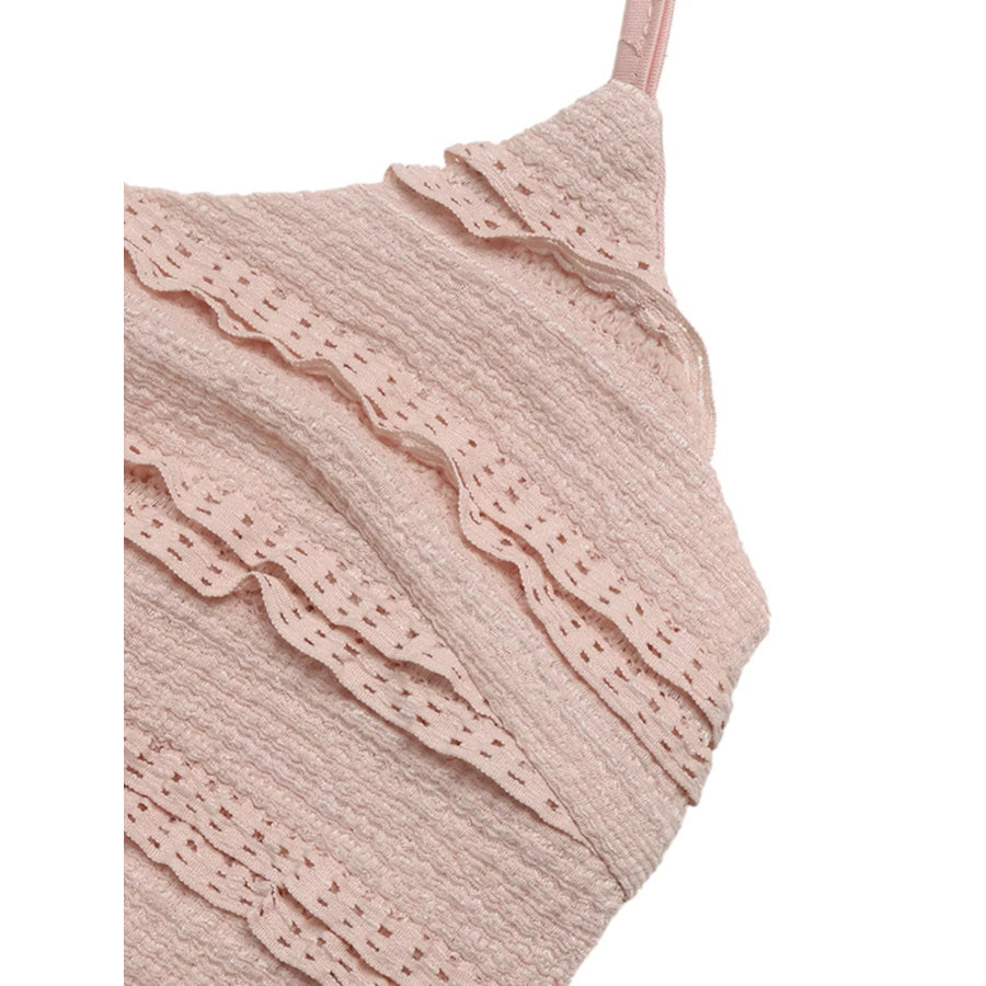 Halter Neck Textured Romper Apparel and Accessories