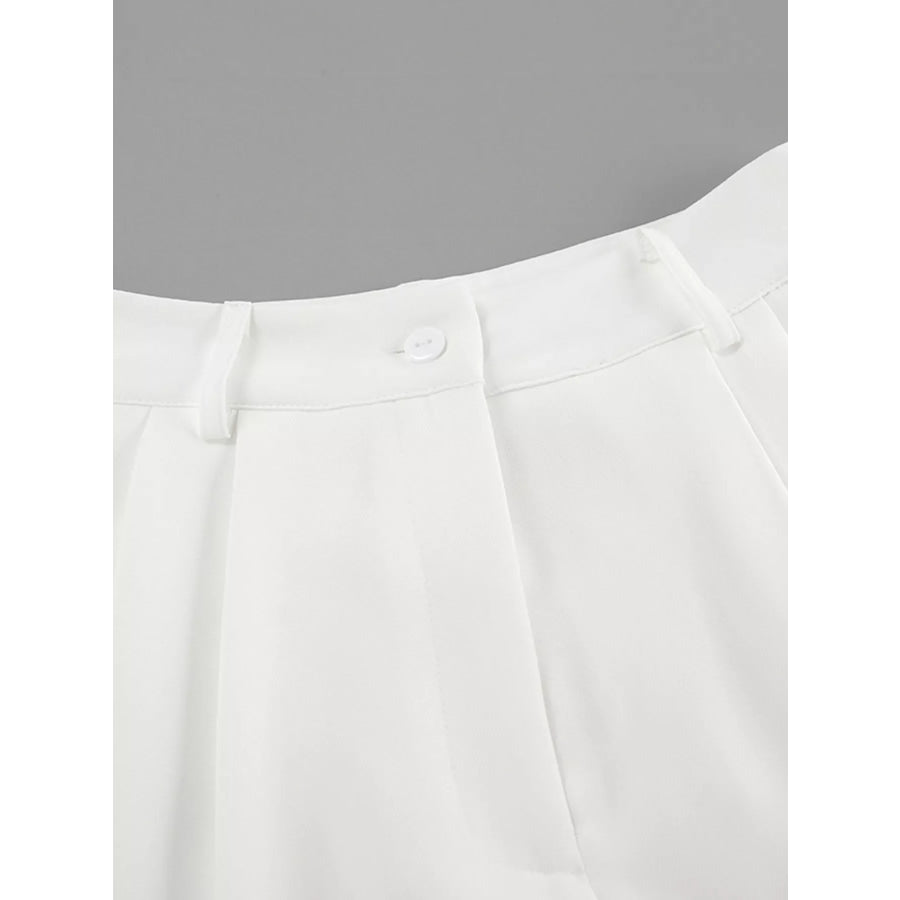 Halter Neck Vest and Shorts Set Apparel and Accessories