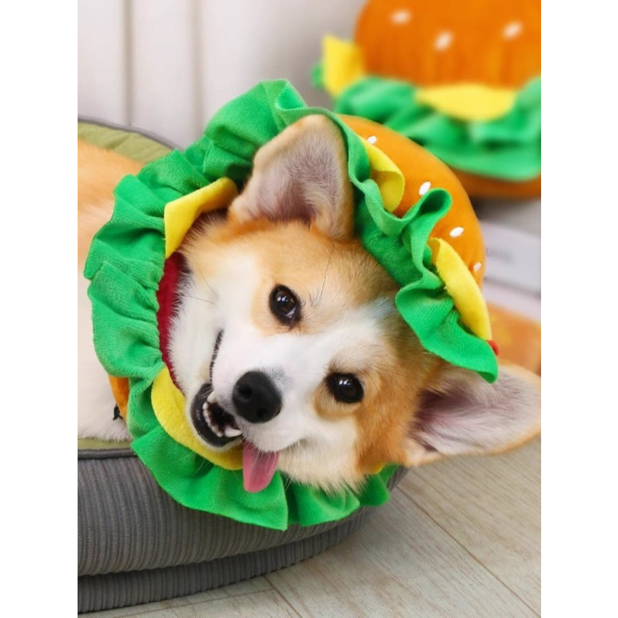 Hamburger Style Pet Headwear Apparel and Accessories