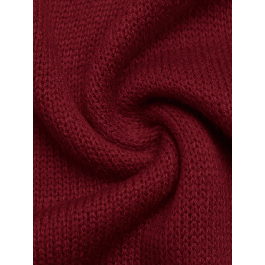 Heart-Button Knit Cardigan Apparel and Accessories