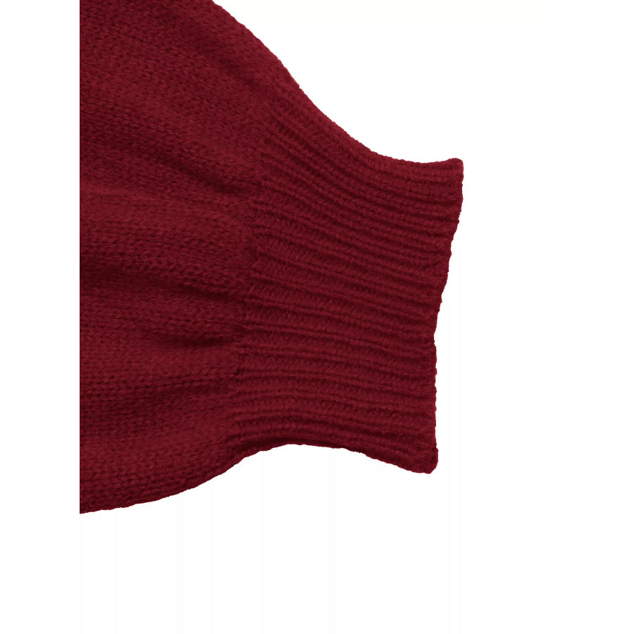 Heart-Button Knit Cardigan Apparel and Accessories