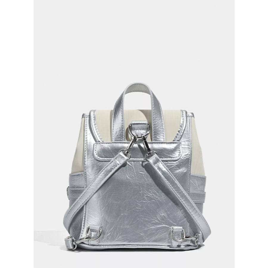Heart Flap Backpack Bag Apparel and Accessories