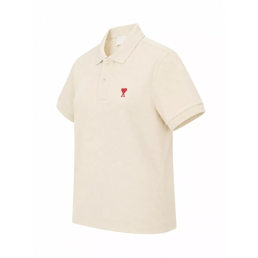 Heart Logo Embroidered Polo T-Shirt Apparel and Accessories