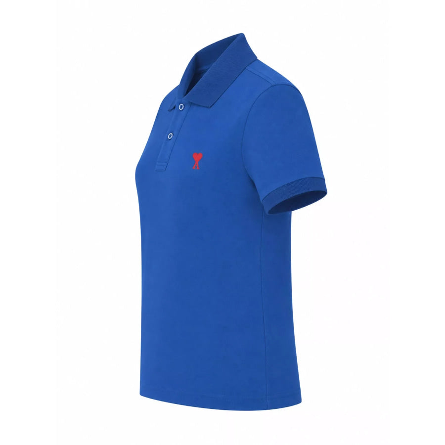 Heart Logo Embroidered Polo T-Shirt Apparel and Accessories