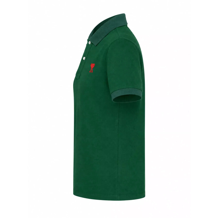 Heart Logo Embroidered Polo T-Shirt Apparel and Accessories