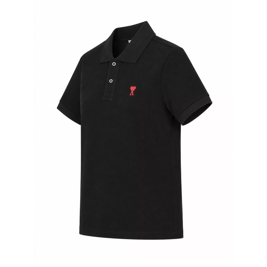 Heart Logo Embroidered Polo T-Shirt Apparel and Accessories