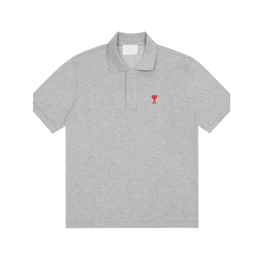 Heart Logo Embroidered Polo T-Shirt Apparel and Accessories