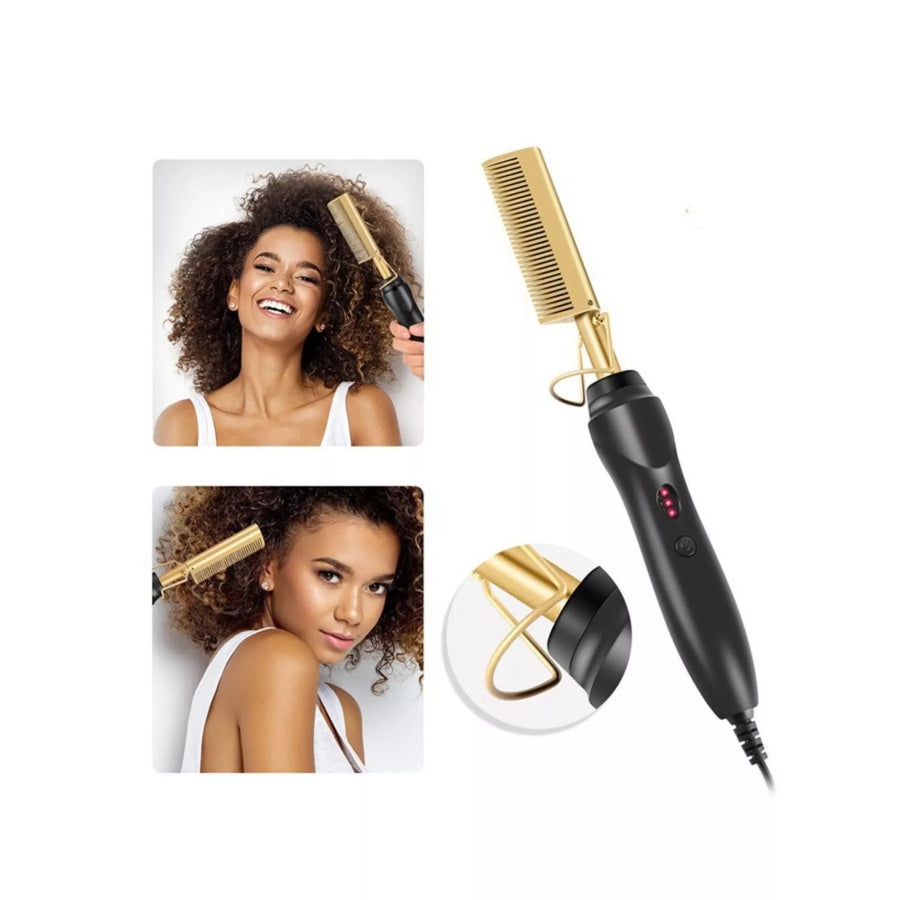 Heated Hair Straightening Comb Apparel and Accessories
