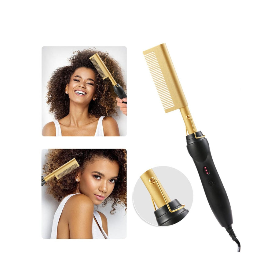 Heated Hair Straightening Comb Apparel and Accessories