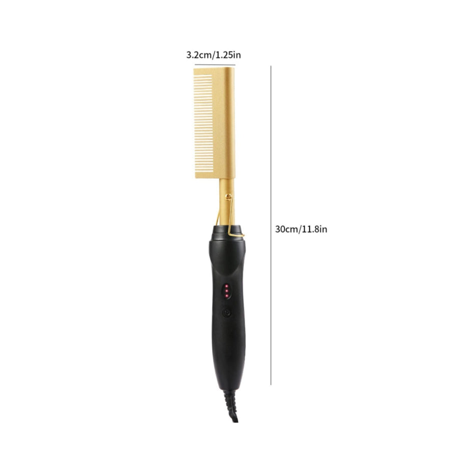 Heated Hair Straightening Comb Apparel and Accessories