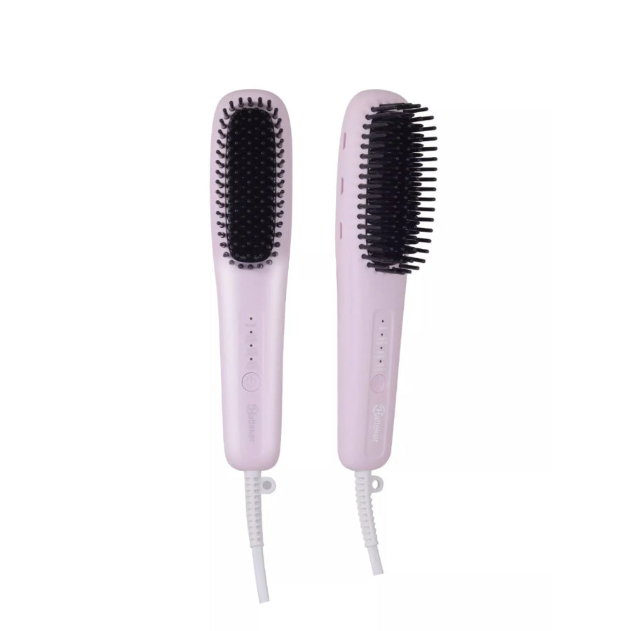Heated Hair Straightening Comb Blush Pink / European plug Apparel and Accessories