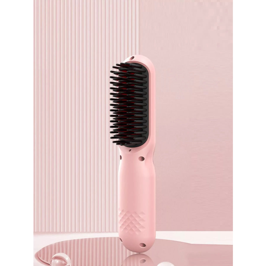 Heated Straightening Comb Blush Pink / ONESIZE Apparel and Accessories