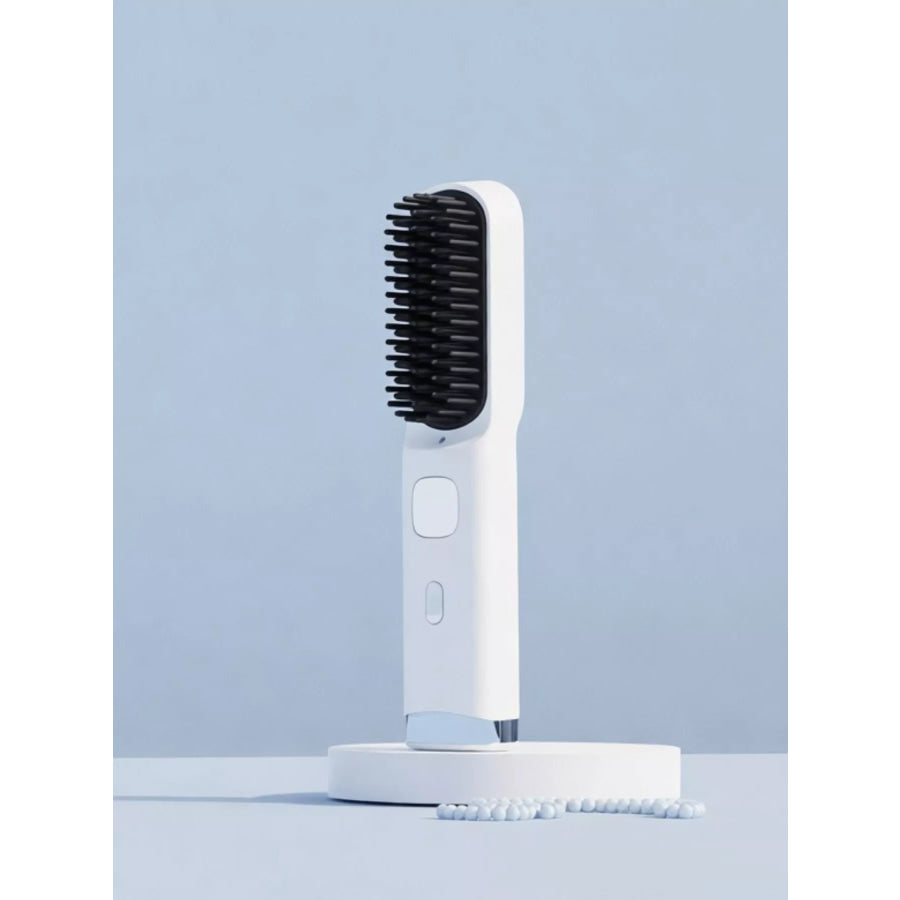 Heated Straightening Comb White / ONESIZE Apparel and Accessories