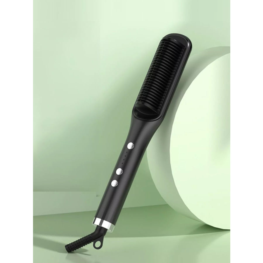 Heating Straightening Comb Black / European plug Apparel and Accessories