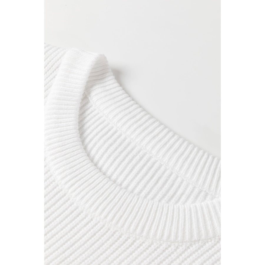 HELLO PUMPKIN Round Neck Long Sleeve Sweater Apparel and Accessories