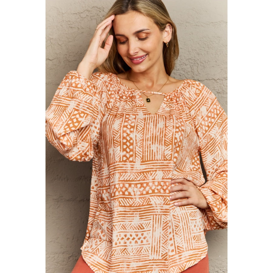 HEYSON Just For You Full Size Aztec Tunic Top