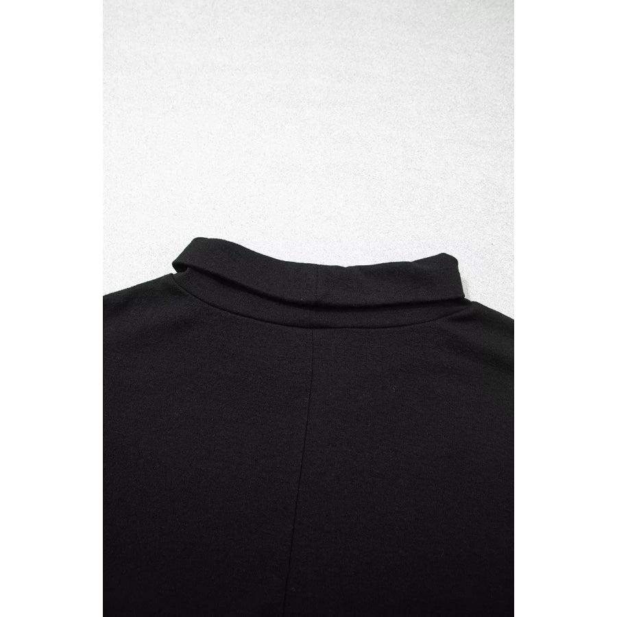 High Neck Long Sleeve Top Apparel and Accessories