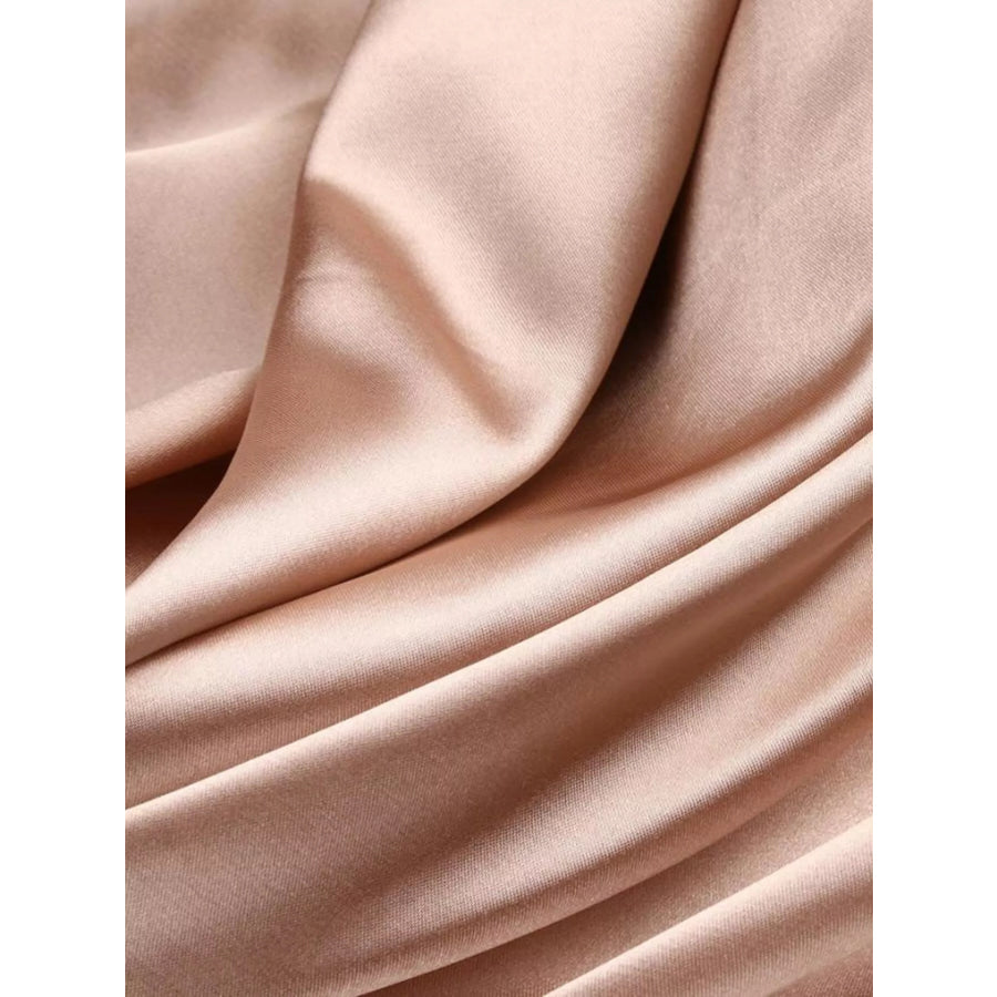 High-Slit Spaghetti Strap Maxi Dress Apparel and Accessories