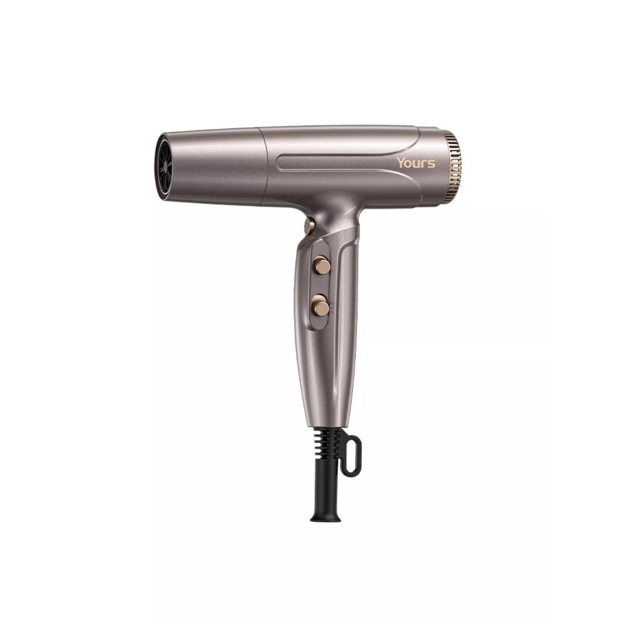 High-Speed Hair Dryer with Temperature Control Gray / European plug Apparel and Accessories