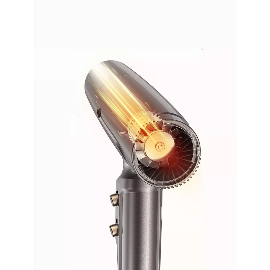 High-Speed Hair Dryer with Temperature Control Gray / European plug Apparel and Accessories