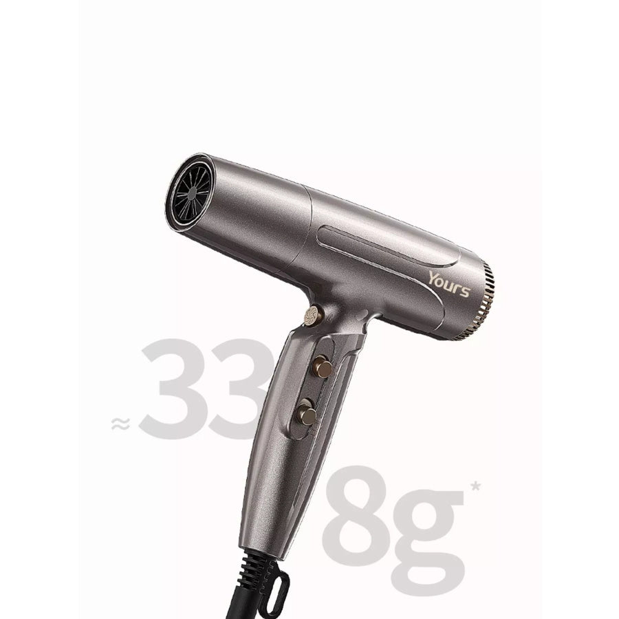 High-Speed Hair Dryer with Temperature Control Gray / European plug Apparel and Accessories
